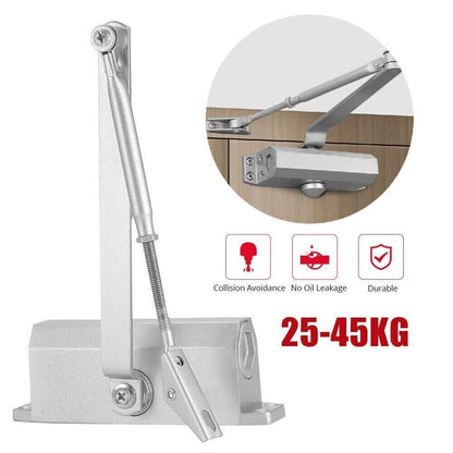 25 - 45KG Heavy Duty FIRE RATED Overhead Door Closer Opener Softs Close Adjustable - Gance.tech